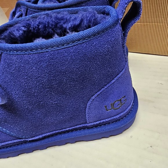 New Mens Bright Blue UGG Neumel Boots Shoes Lace Up 1094269 9 USA 40 Europe - Picture 3 of 14